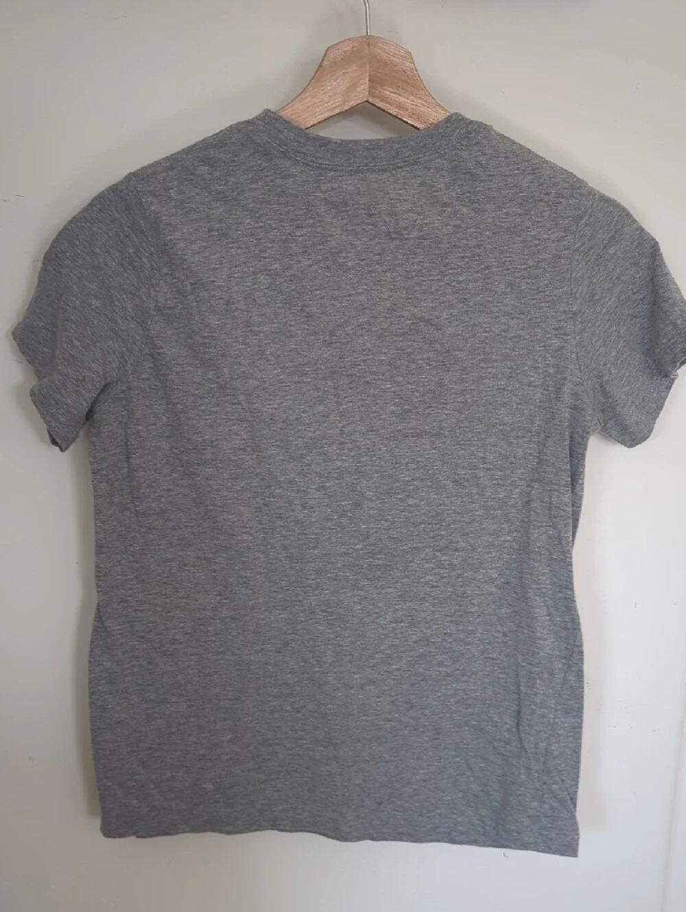 Nike Gray Tee with Pink Nike Wordmark